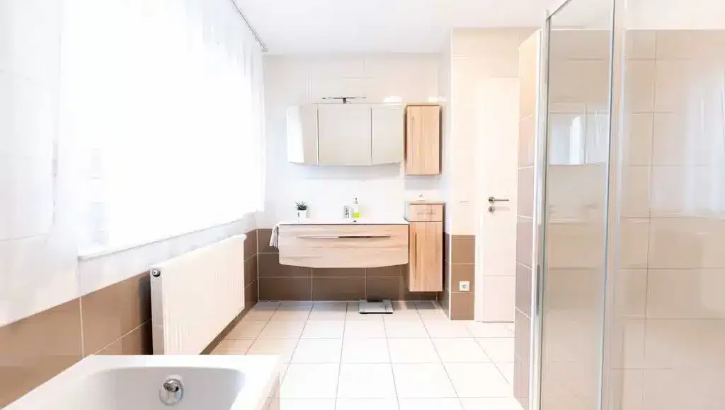 Sehr gepflegtes Energiesparhaus in Toplage von Senden - Bad